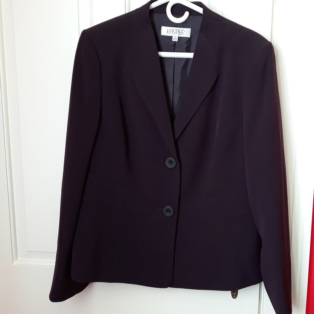 Plum Kasper Blazer Sz 12